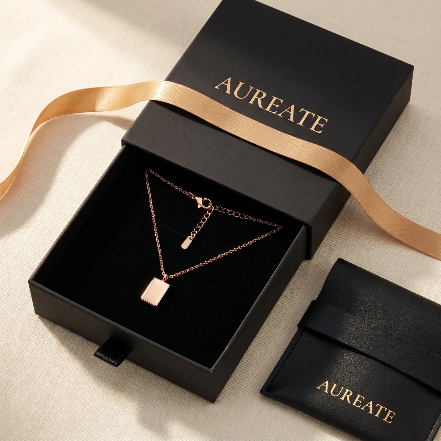 Rectangle Pendant Necklace