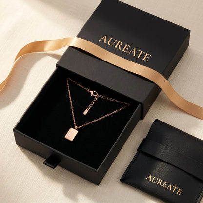 Rectangle Pendant Necklace