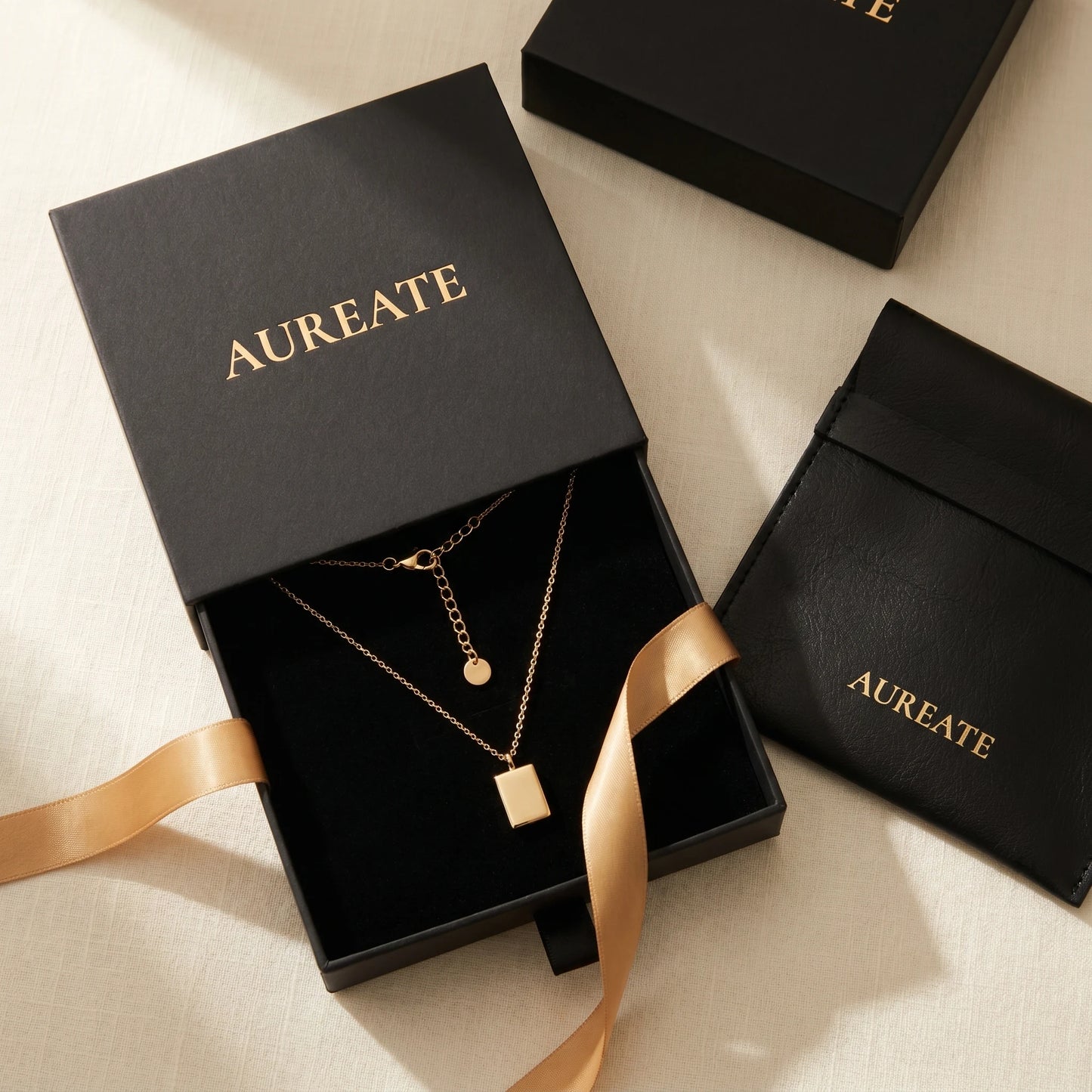 Rectangle Pendant Necklace