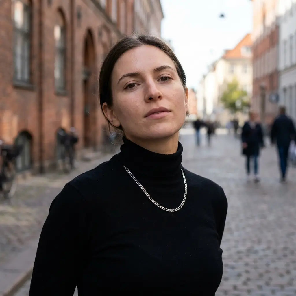 5mm Figaro Silver Chain - Lifestyle Street