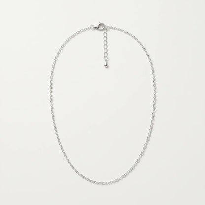 Silver princess chain necklace 16.5 inch packshot hero