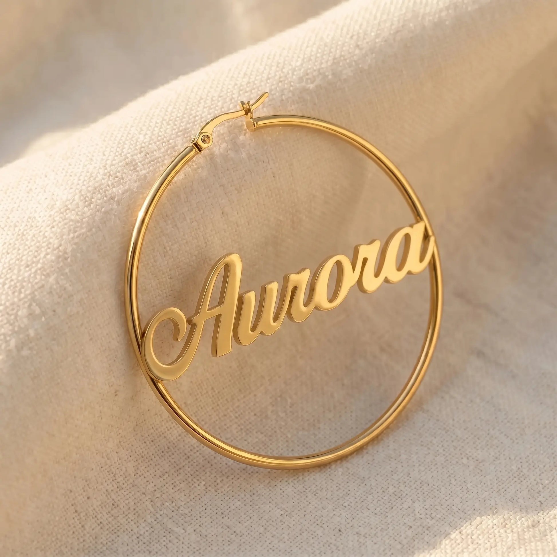 AUREATE earring personalized Aurora gold