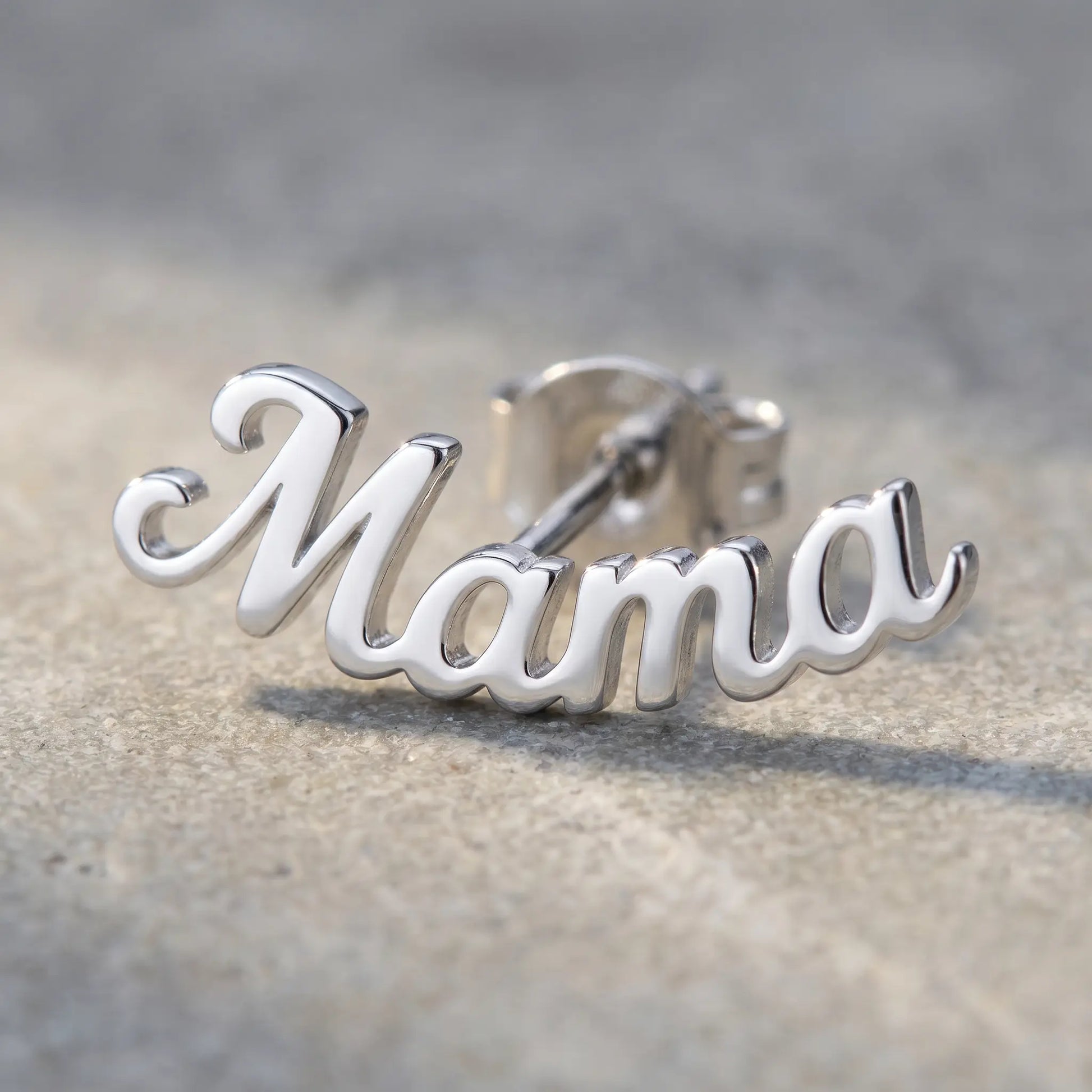 Initial Letter Stud Earrings AUREATE Earrings  